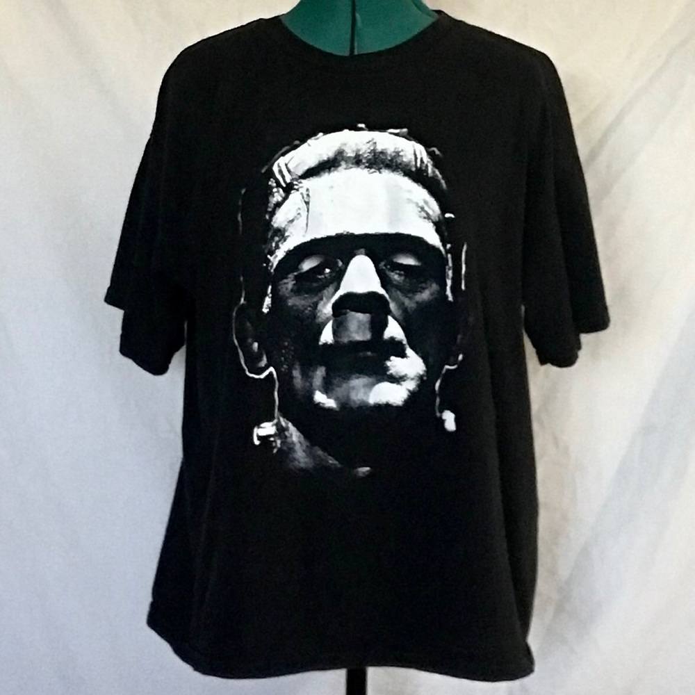 B&W Frankenstein’s Monster T shirt